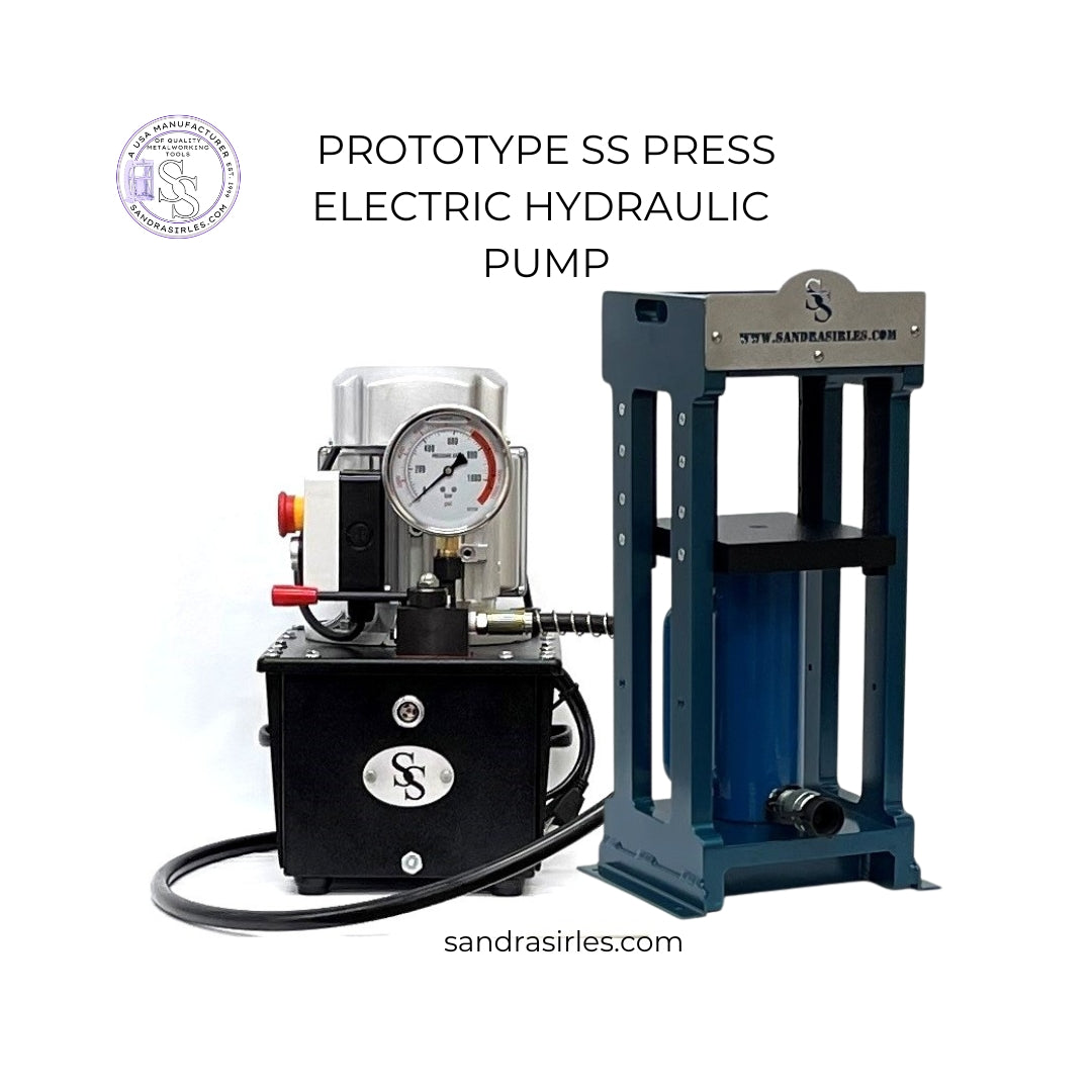 SS PROTOTYPE 20-TON ELECTRIC HYDRAULIC PRESS (ONLY 1 AVAILABLE)